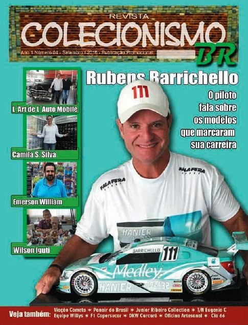 REVISTA COLECIONISMO BR Nº 4  RUBENS BARRICHELLO /F1 COPERSUCAR